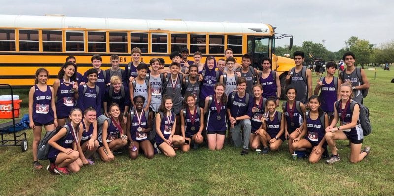 The Cross Country Team; Photo from the Klein Cain/XC Track Twitter Page: @CainXC_GirlsTF