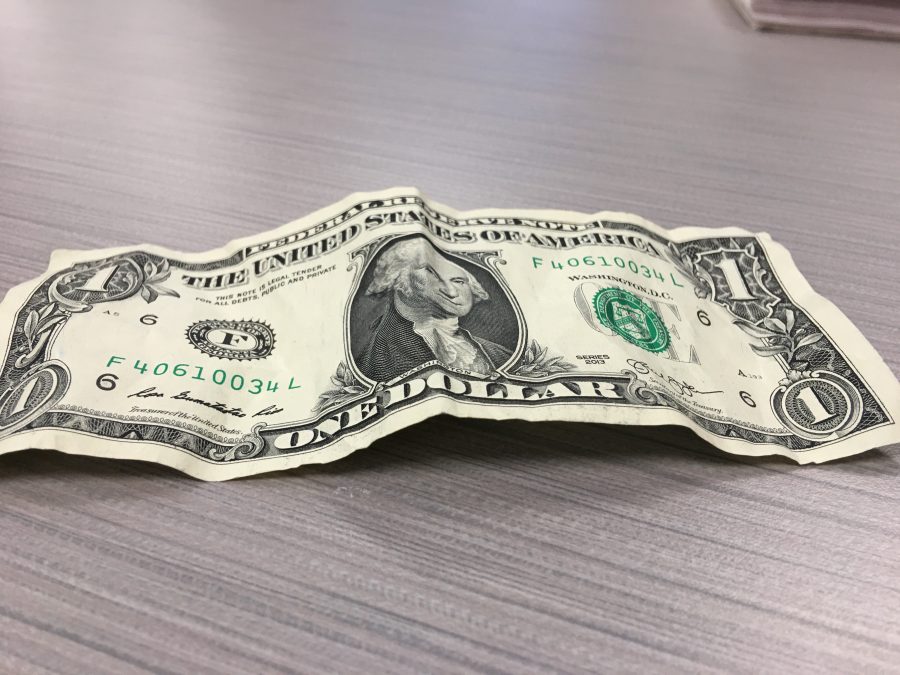 A U.S dollar bill. Photo by: Enrique Paz
