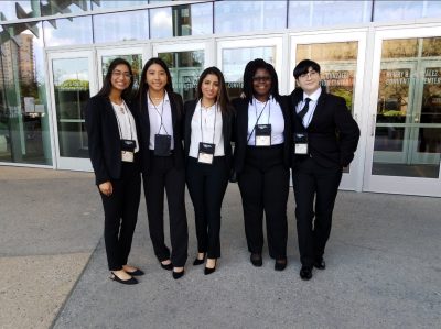 Some of the students at the State HOSA Opening Ceremony. Photo courtesy of the @Cain_HOSA Twitter.