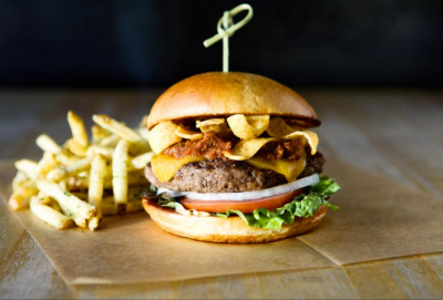 The Terlingua burger at the Hopdoddy Burger Bar. Photo courtesy of Houston Business Journal.