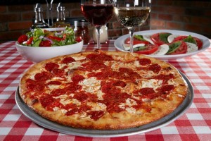 A pepperoni pizza from Grimaldi's. Photo courtesy of Johnson Country Lifestyle.