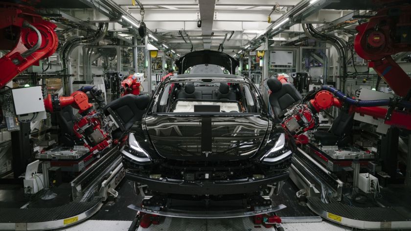 Photo of Model 3 Production